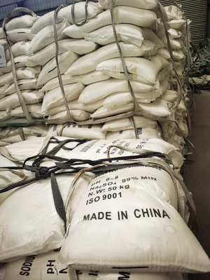 Tekstil Natrium Sulfat Anhydrous dengan Logam Berbahaya Tidak Ada Pengisian Jumlah 27mt Per Kontainer
